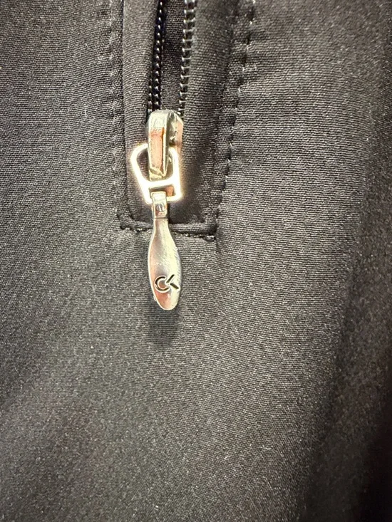 Calvin Klein Black Lined Dressy Joggers with Drawstring Waist - Picture 6 of 16